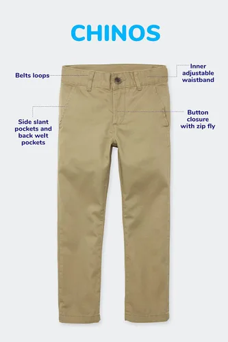 Miniatura 4 de The Children's Place Boys' Pull on Chino Pants 2-Pack