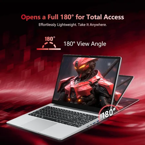 Miniatura 8 de Computadora portátil AMD Ryzen 5 7430U para juegos, computadora portátil de 15.6 pulgadas con 32 GB de RAM 1 TB SSD, AMD Radeon Lap top, portátiles