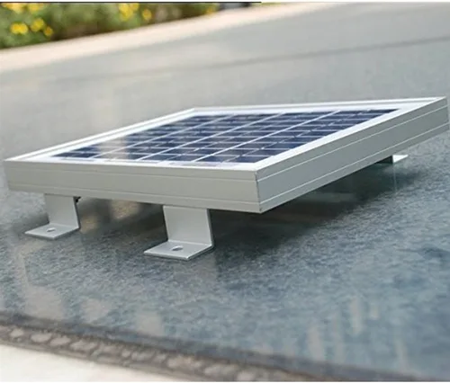 Miniatura 5 de Kit de soportes en Z para montaje de paneles solares para RV, barco, fuera de la red, techo, ancho de 38 mm, soporte para paneles solares de hasta