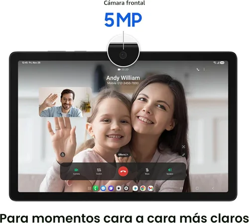 Miniatura 9 de Samsung Galaxy Tab A11+ 6 GB de RAM, 128 GB de almacenamiento, rendimiento optimizado, batería de larga duración, almacenamiento ampliable, pantalla