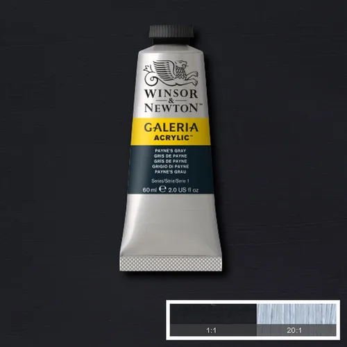 Miniatura 2 de De Galería Winsor & Newton: Tubo de color acrílico Gris de Payne