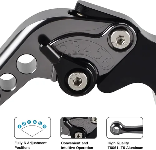Miniatura 7 de Palancas de freno de embrague de motocicleta para Suzuki GSX600F GSX750F 1998 2006 para Katana DL650 V-Strom 2004-2010 GSF600F 1989-1997