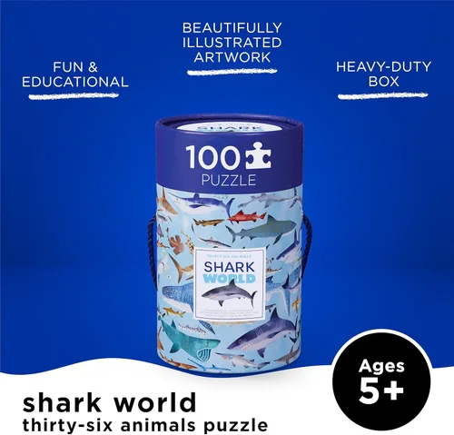 Miniatura 2 de Crocodile Creek Rompecabezas de 100 piezas para niños de 5 años en adelante, divertidos y educativos de mesa o piso, recipiente de almacenamiento