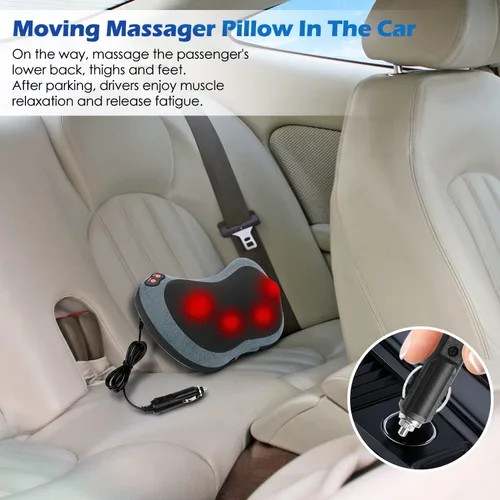 Miniatura 6 de Masajeador de Cuello Papillon, Masajeador Eléctrico Shiatsu para Espalda con Calor, Alivio del Dolor de Cuello y Espalda, Regalos para Azul Cian