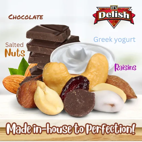 Miniatura 2 de Its Delish, mezcla de frutos secos de lujo con yogur griego, chocolate, frutas y frutos secos por Its Delish, bolsa a granel de 2 libras Mezcla