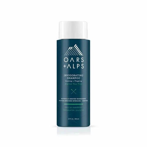 Miniatura 10 de Oars + Alps Champú para cabello sin sulfato para hombres y mujeres, champú para cabello infundido con hamamelis y aceite de árbol de té, nutritivo e