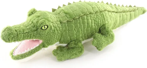 The Petting Zoo Peluche de cocodrilo, regalos para niños, animales de vida silvestre Earth Keeperz, juguete de peluche de cocodrilo verde Zoologee,