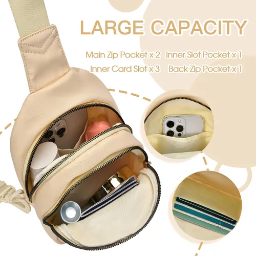 Miniatura 3 de Regalos de cumpleaños Viverte para niñas de 7, 8, 9, 10, 11, 12, 13 años, pequeño bolso cruzado de hombro con inicial, bolso cruzado de hombro