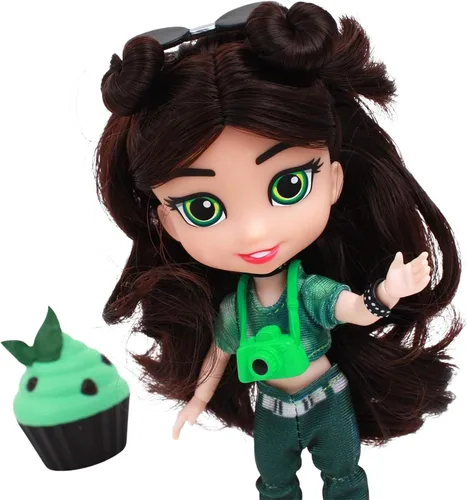 Miniatura 6 de Loyal Subjects - for Keeps Bella Girl with Cupcake Keepsake 5 figura de acción (red)