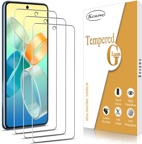 Miniatura 7 de Paquete de 3 protectores de pantalla para Google Pixel 4 vidrio templado, transparente HD, dureza 9H, antiarañazos, sin burbujas, fácil de instalar