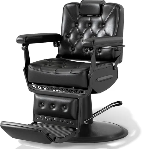 Miniatura 11 de Artist hand Silla de peluquero para estilista, Silla de salón reclinable hidráulica multiusos, Sillas de peluquería de servicio pesado, Barbería