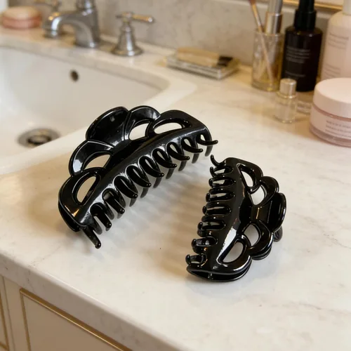 Miniatura 4 de Pinzas para cabello grandes de plástico, para mujeres con cabello grueso