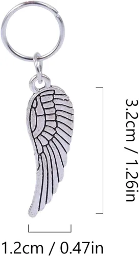 Miniatura 2 de KALLORY 100 piezas de joyería para el cabello, brazaletes trenzados, anillos para el cabello