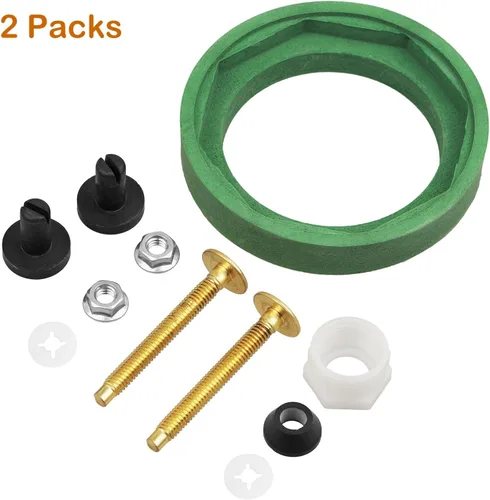 Miniatura 8 de Kit de acoplamiento de tanque de inodoro de 3 pulgadas, se adapta a American Standard Champion 4 piezas de inodoro AS738756-0070A, incluye junta
