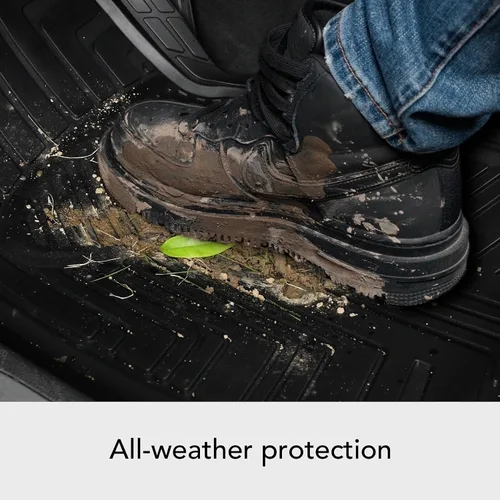Miniatura 9 de Amazon Basics - 4 alfombrillas de goma de alta calidad para automóviles, vehículos todoterreno y camiones, protección contra todo tipo de clima