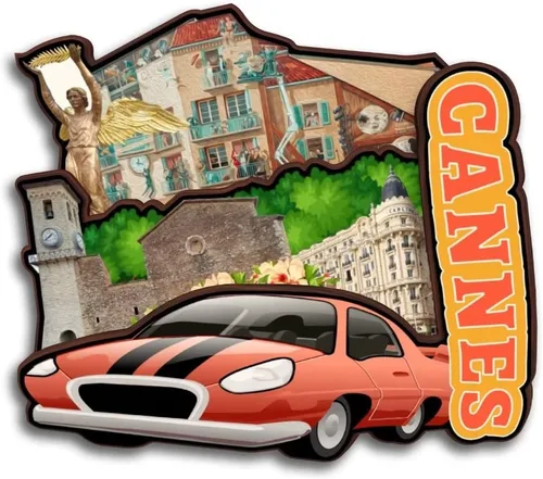 Miniatura 26 de Toulon Provence-Alpes-Cote d'Azur Francia - Imán para nevera Colección de madera 3D Madera hecha a mano recuerdos de la ciudad de viaje, imán