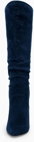 Miniatura 6 de Coutgo Botas altas hasta la rodilla para mujer, con tacón ancho de pantorrilla, puntera puntiaguda, botas largas para invierno