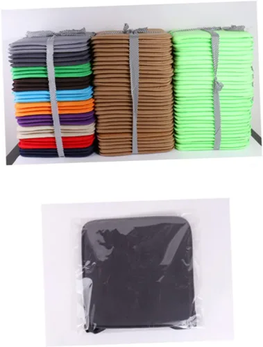 Miniatura 6 de Homoyoyo 2 cojines redondos de oficina para exteriores, cojines de asiento para sillas de comedor, sillas redondas para exteriores, cojines