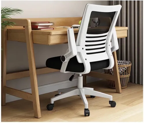Miniatura 2 de Office Desk Computer Chair Ergonomic Mesh Gaming Chair with Mid-Back Design, Comfortable Lumbar Support, Adjustable Height, and Swivel Function for