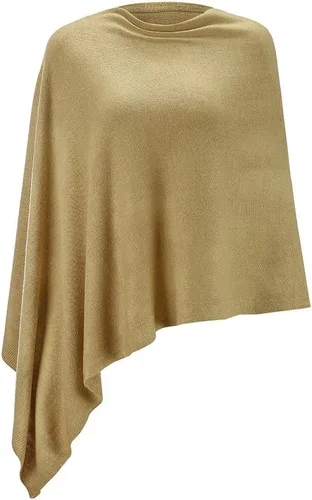 Miniatura 83 de Fomolom Ponchos para mujer, versátil, ligero, tejido sólido, chal envolvente, bufanda, accesorios para mujer