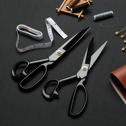 Miniatura 5 de Tijeras de tela - Tijeras de costura de 8 pulgadas, tijeras de costura, tijeras de modista para cortar tela, ropa, cuero, materias primas