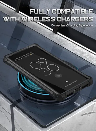 Miniatura 4 de Poetic Guardian - Funda compatible con Pixel 7 Pro 5G, protector de pantalla integrado que funciona con identificación de huellas dactilares
