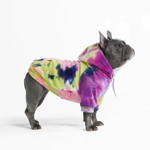 Miniatura 77 de Spark Paws Sudadera con capucha para perro, suéter de primera calidad para perros pequeños, medianos y grandes Trajes cálidos para bulldogs