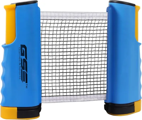 Miniatura 7 de GSE Games & Sports Expert - Red y postes de tenis de mesa retráctil Red de repuesto ajustable de Ping Pong (4 colores) Adjustable