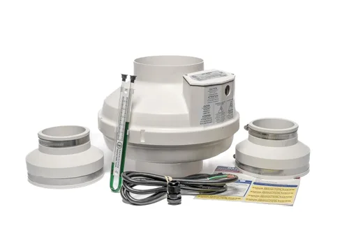 Miniatura 15 de Festa AMG Prowler Ventilador de radón – Kit de instalación de 3” - Ventiladores en línea de mitigación de radón silenciosos y energéticamente