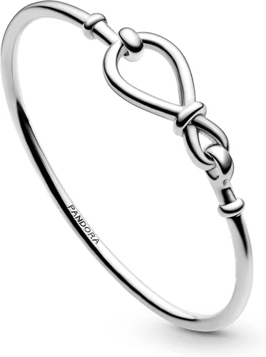 Miniatura 4 de PANDORA Pulsera de plata de ley 925 con nudo infinito, Metal