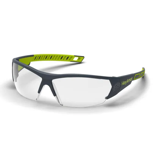 HexArmor MX250 - Lentes de seguridad transparentes para hombres y mujeres, antivaho | Lentes envolventes resistentes a los arañazos | Gafas de
