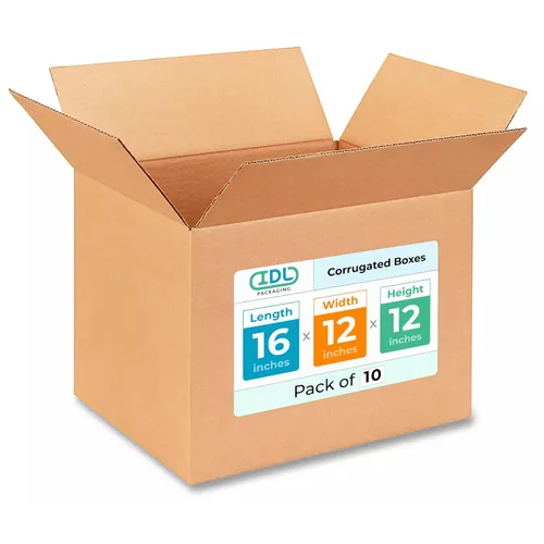 Miniatura 17 de IDL Packaging Paquete de 5 cajas de envío altas de 8 x 8 x 48 pulgadas, extra resistentes de 200 libras frente a caja regular, cajas de mudanza