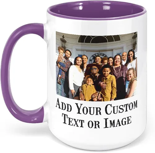 Miniatura 14 de Taza de café personalizada con foto, taza de cerámica personalizada de 11oz, taza de té con foto personalizada, idea única de regalo, Taza Café