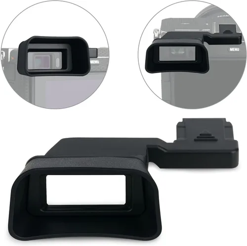 Miniatura 3 de Visor de cámara de silicona suave para Sony A7C Alpha 7C (ILCE7CL/S) Protector de copa ocular (no compatible con A7C II, A7CR)