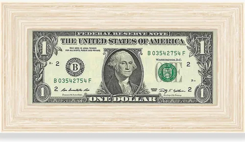 Miniatura 7 de CountryArtHouse Marco de billetes de dólar para tu primer dólar, negro con rayas rojas contemporáneas, marco de madera maciza con acrílico UV