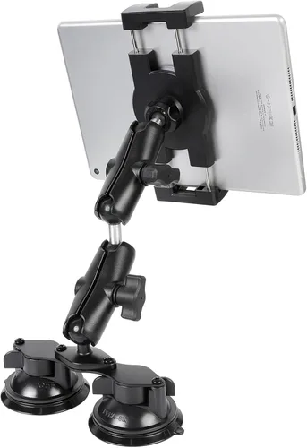 Miniatura 11 de Pilots - Soporte para tablet con ventosas dobles fuertes, soporte universal para iPad para aviones, coche, barco, camión, parabrisas, compatible