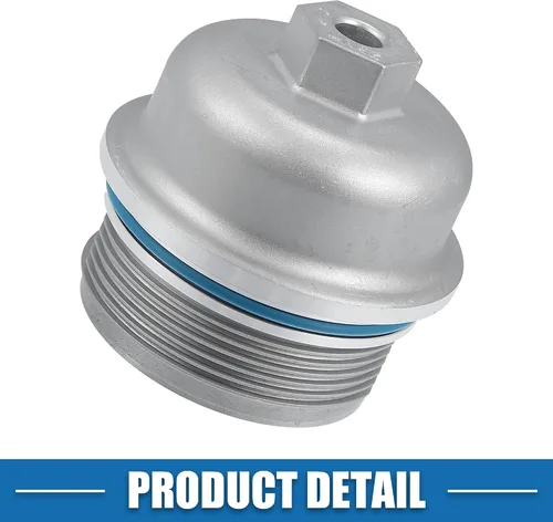 Miniatura 7 de Tapa de Cubierta del Filtro de Aceite del Motor 12583470 para Chevrolet Camaro 3.6L 2010-2015 Tono Metálico Plateado