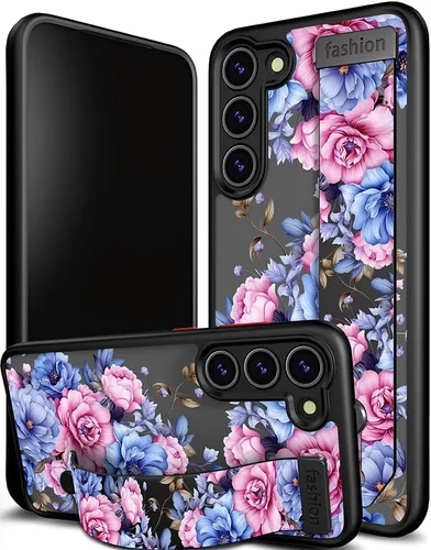 Miniatura 74 de Compatible para Samsung Galaxy S23 Funda Bonita con Correa Soporte Dedo Kickstand, Fundas de Silicona Geniales de Diseñador Funda Cover - Mariposa