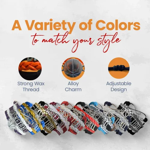 Miniatura 32 de Infinity Collection - Pulsera de baloncesto de regalo para equipos y jugadores