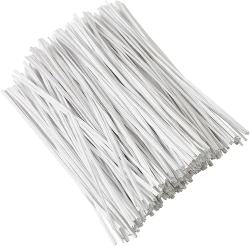 Miniatura 9 de Tangyinrd 300 lazos de plástico rojo de 5 pulgadas, bridas para cables, para bolsos, herramientas de jardinería