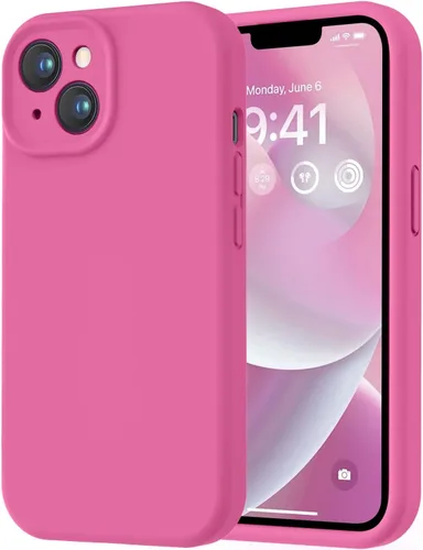 Miniatura 372 de LOVE 3000 Compatible con Funda para iPhone 15, [Cámara de Cobertura Completa de Silicona Suave] [Protección contra Caídas de 8 pies], Forro de Negro