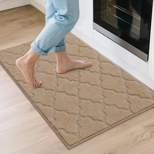 Miniatura 21 de COSY HOMEER Alfombras suaves de cocina [2 piezas] para el frente del fregadero súper absorbentes, tapetes y tapetes de cocina de 20 x 30 pulgadas/20