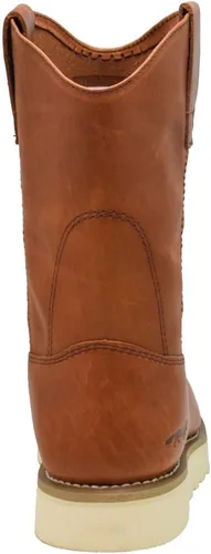 Miniatura 3 de Golden Fox Botas de Trabajo de 12" Tipo Pull On Wellington de Cuña con Suela Exterior Ligera para Construcción, Agricultura y Ganadería Marrón
