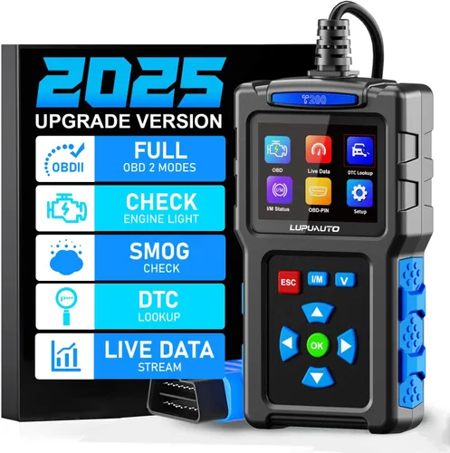 Herramienta de diagnóstico del escáner T200 OBD2, lector de códigos de coche OBDII, lectores de código de motor de verificación de vehículos con