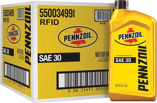 Miniatura 12 de Aceite de motor Pennzoil 10W-30, 1 cuarto de galón (paquete de 6 unidades)