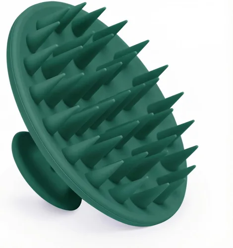 Miniatura 12 de Meartchy Cepillo de champú y masajeador de cuero cabelludo de silicona, cepillo para el cuero cabelludo para el crecimiento del cabello