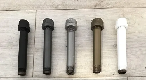 Miniatura 4 de Gancho de almacenamiento de tubería industrial elegante, ideal para colgar ropa, plantas colgantes o como soportes de estante flotantes
