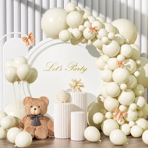 Miniatura 44 de Kit de arco de globos rojo brillante de 135 piezas de diferentes tamaños de 18, 12, 10 y 5 pulgadas, decoraciones de fiesta de color rojo para baby