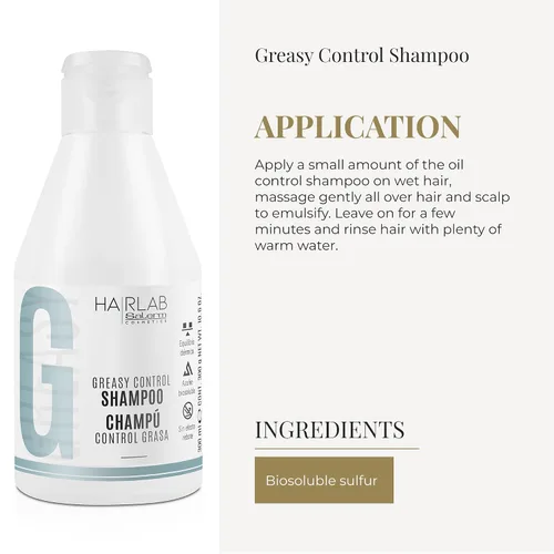Miniatura 4 de SALERM - Champú para cabello graso - Laboratorio capilar Greasy Control - 10.1 fl oz - Ayuda a limpiar y refrescar el cabello - Apoya una sensación