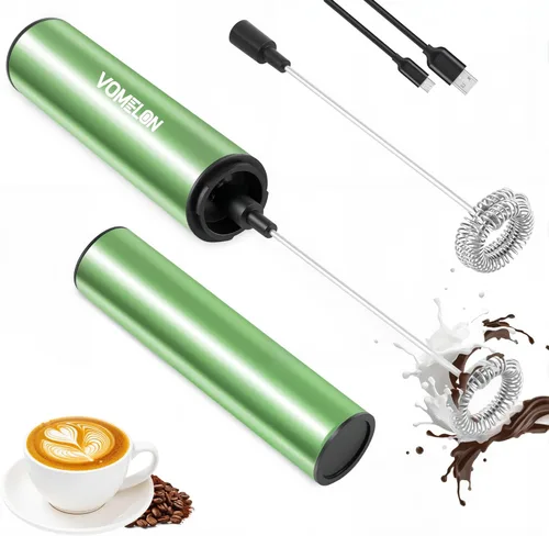 Miniatura 17 de Espumador de leche recargable, espumador de café eléctrico, mezclador de bebidas de mano para café con leche, capuchino, café, huevos, chocolate